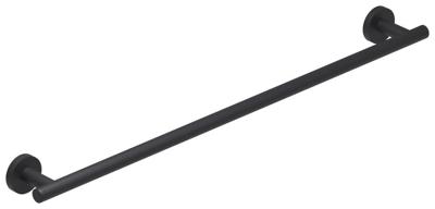 Handdoekrek IVY Enkel Wandmodel 60 cm Mat Zwart PED IVY