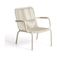 Kave Home Salis loungestoel Ecru - thumbnail