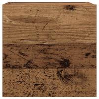 7-delig Tv-meubelset wandmontage bewerkt hout oud houtkleurig - thumbnail