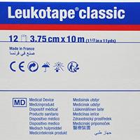 Leukotape Classic 10m x 3.75cm wit 47109 12 Stuks - thumbnail