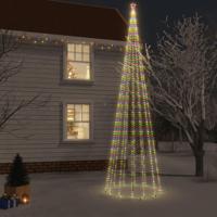VidaXL Kerstboom met grondpin 1134 led&apos;s meerkleurig 800 cm - thumbnail