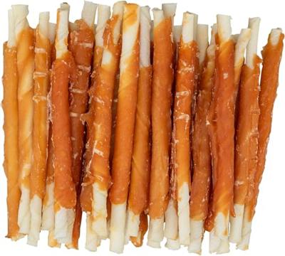 Trixie Denta Fun Chicken Chewing Rolls 12 cm 30 stuks