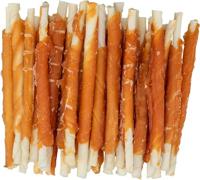 Trixie Denta Fun Chicken Chewing Rolls 12 cm 30 stuks - thumbnail