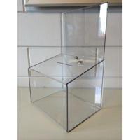 Visitekaartbox maxi met kaarthouder+slot - thumbnail