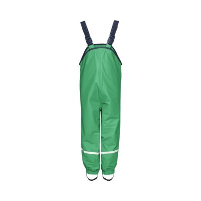 Playshoes regenbroek bretels fleece gevoerd Uni Groen-104