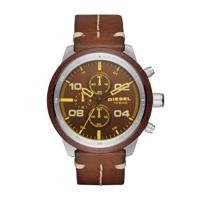 Horlogeband Diesel DZ4440 Leder Bruin 24mm - thumbnail