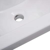 Inbouwwastafel 42x39x18 cm keramiek wit - thumbnail