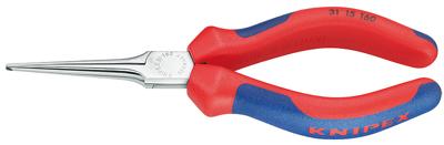 Knipex Grijptang (naaldtang) verchroomd met meer-componentengrepen 160 mm - 3115160 Knipex Grijptang (naaldtang) verchroomd met meer-componentengrepen 160 mm - 3115160