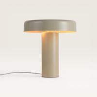 Tafellamp Arcena crema - Paddenstoel lamp in gebroken wit van metaal voor binnen - Zonder lichtbron - thumbnail