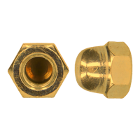 pgb-Europe PGB-FASTENERS | Zeskant dopmoer DIN 1587 M 4 Messing | 200 st 001587MS000403 - thumbnail