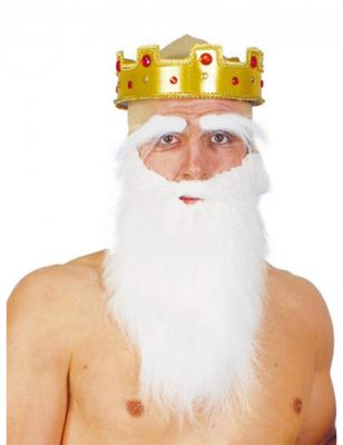 Baard Kabouter Lang Wit