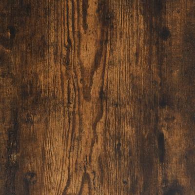 Bedframe bewerkt hout gerookt eikenkleurig 135x190 cm