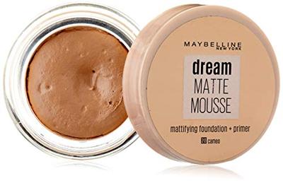 Maybelline Dream Matte Mousse Mattifying Foundation + Primer - 020 Cameo - Matterende Foundation met Medium Dekking - 18 ml