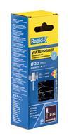 Rapid Waterdichte Blindklinknagels Ø 3,2x8mm + boor in blister (50 stuks) - thumbnail