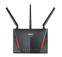 RT-AC86U - Draadloze router - 4-poorts switch - GigE - 802.11a/b/g/n/ac - Dual Band - thumbnail
