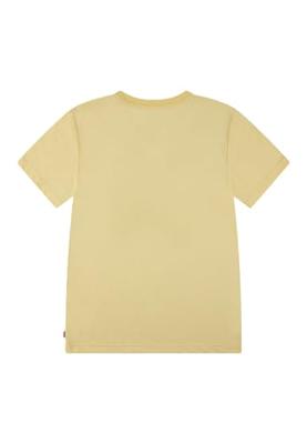 Batwing LEVI'S t-shirt voor kinderen met korte mouwen geel