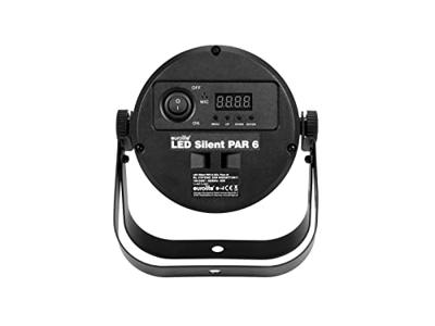 Eurolite Silent Par 6 QCL Floor PAR LED-schijnwerper Aantal LEDs: 8 8 W Zwart