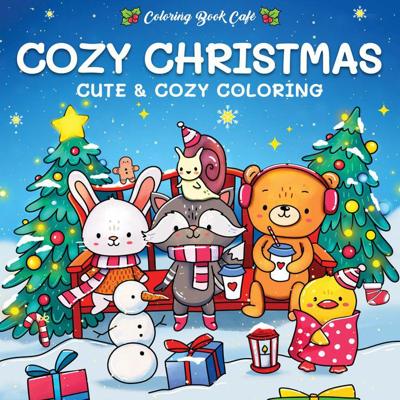 Cute & cozy coloring Cozy Christmas