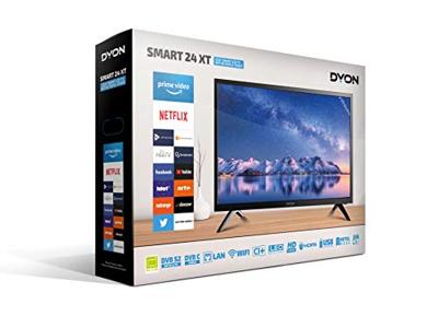 DYON Smart 24 XT 60 cm (24 inch) televisie (HD Smart TV, HD Triple Tuner (DVB‐C/‐S2/‐T2), Prime Video, Netflix & HbbTV) [modeljaar 2022]