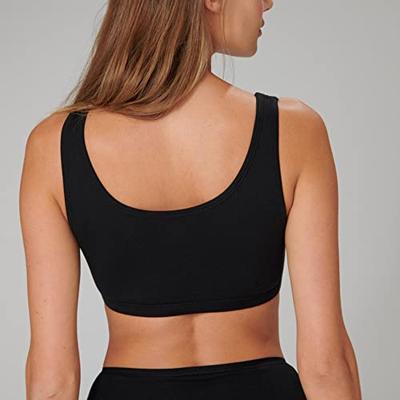 2-pack Bustier top - Biologisch katoen Bralette - Bh top zonder sluiting en zonder beugel