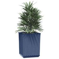 VidaXL Plantenbakken 2 st 30x30x37 cm polypropeen blauwgrijs - thumbnail