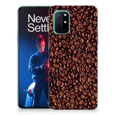 OnePlus 8T | Siliconen Case | Koffiebonen