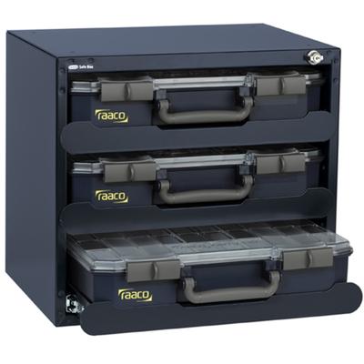 raaco SafeBox 80 Draagframe voor assortimentsdoos (b x h x d) 451 x 403 x 330 mm Aantal vakken: 3 Inhoud 1 stuk(s) raaco SafeBox 80 Draagframe voor assortimentsdoos (b x h x d) 451 x 403 x 330 mm Aantal vakken: 3 Inhoud 1 stuk(s)