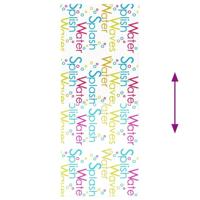 Doucherolgordijn 110x240 cm stofbreedte 106 cm - thumbnail