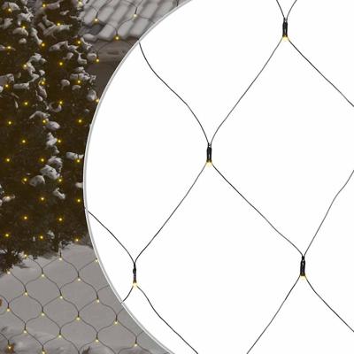 VidaXL Kerstnetverlichting 544 led's binnen en buiten 4x4 m warmwit