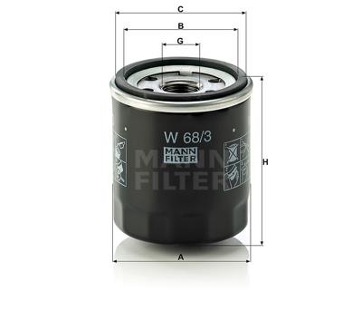 MANN-FILTER Mann oliefilter