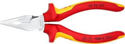 KNIPEX spitsbek combinatietang vde 0826145 (rood/geel, geïsoleerd tot 1000 v) KNIPEX spitsbek combinatietang vde 0826145 (rood/geel, geïsoleerd tot 1000 v)