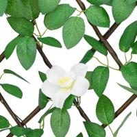 VidaXL Kunstplant klimop op latwerk 5 st uittrekbaar 186x30 cm groen - thumbnail