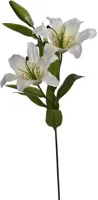 Pure Royal kunsttak lelie 86cm creme - thumbnail