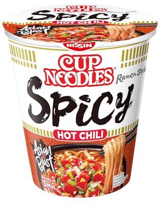 Noodles nissin hot chili spicy cup