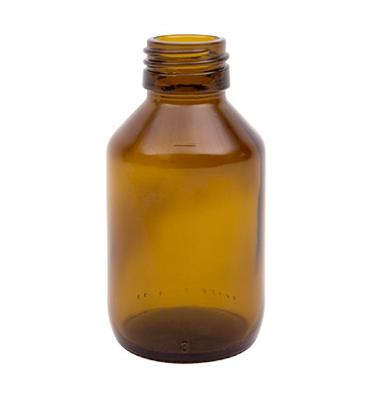 Medicijnfles bruin ongedopt 100ml - thumbnail