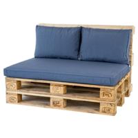 Madison Lounge rug soft outdoor panama safier blue rugkussen 60x43cm - thumbnail