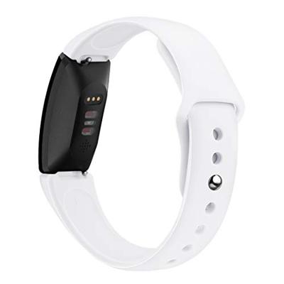 Fitbit Inspire 1 / HR / Ace 2 siliconen bandje - Maat: Large - Wit Fitbit Inspire 1 / HR / Ace 2 siliconen bandje - Maat: Large - Wit