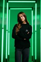 Malelions winter sweater meisjes - zwart - Tribe - thumbnail