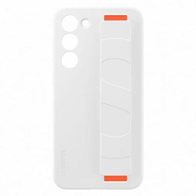 Samsung Samsung S23 Plus Silicone Grip Case Telefoonhoesje Wit