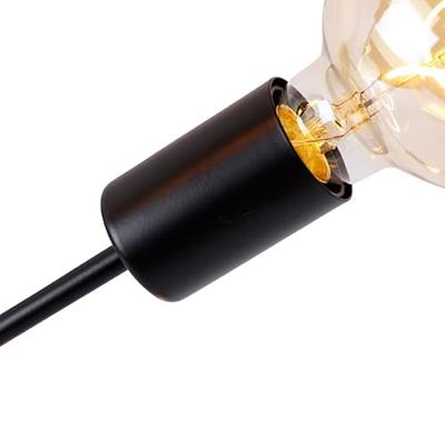 QAZQA Design plafondlamp zwart 5-lichts - Facile QAZQA Design plafondlamp zwart 5-lichts - Facile