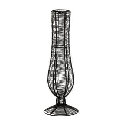 Light & Living vaas tupuri zwart 50 cm | 4 stuks Light & Living vaas tupuri zwart 50 cm | 4 stuks