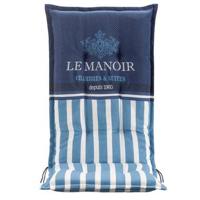 Tuinstoelkussen Le Manoir - blauw - 123x50x8 cm - thumbnail