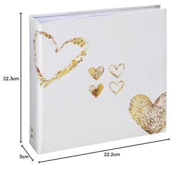Hama memo-album lazise voor 200 foto's van 10x15 cm goud