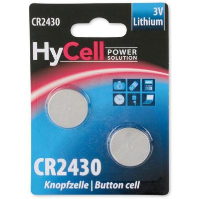 HyCell Knoopcel CR2430 3 V 2 stuk(s) 300 mAh Lithium CR 2430
