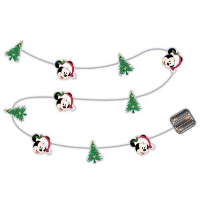 LED-lichtkrans Mickey Mouse Happy smiles 165 cm