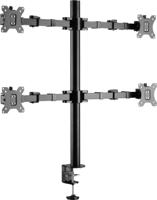 SpeaKa Professional SP-MM-540 Monitorbeugel 4-voudig 43,2 cm (17) - 81,3 cm (32) Zwart Kantelbaar en zwenkbaar, Draaibaar, In hoogte verstelbaar - thumbnail