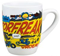 Cartoonmok motorrijder - thumbnail