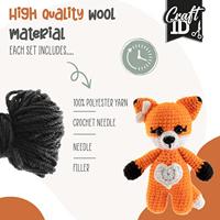 Creative Craft Group Haakpakket vosje - incl. naald en draad - thumbnail