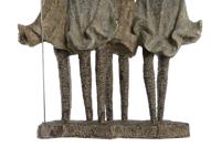 Decoratieve figuren DKD Home Decor Afrikaanse Hars Multicolour (33,5 x 14,5 x 41 cm) - thumbnail