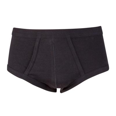 2-pak heren slip zwart, M3000 - Met gulp - Ouderwets ondergoed - ondergoed heren